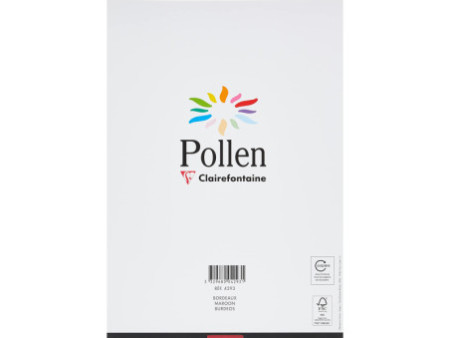 Pollen by Clairefontaine Papier A4, bordeaux