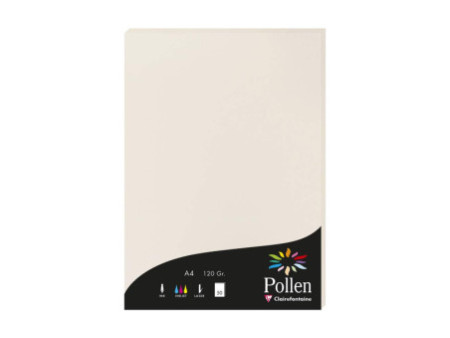 Pollen by Clairefontaine Papier A4, gris perle