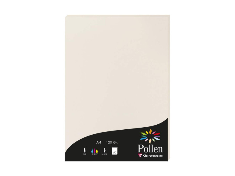 Pollen by Clairefontaine Papier A4, gris perle
