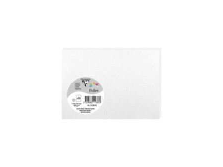 Pollen by Clairefontaine Carte C6, blanc irisé