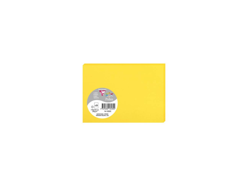 Pollen by Clairefontaine Carte C6, jaune soleil