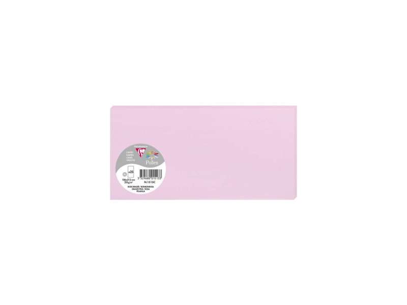 Pollen by Clairefontaine Carte DL, rose dragée