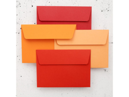 Pollen by Clairefontaine Enveloppes C6, rouge groseille