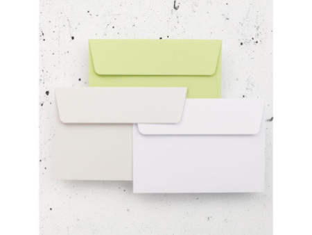 Pollen by Clairefontaine Enveloppes C6, vert bourgeon
