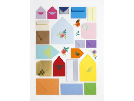 Pollen by Clairefontaine Enveloppes C6, rose fuchsia