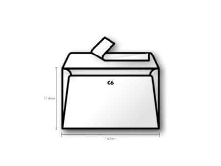 Pollen by Clairefontaine Enveloppes C6, gris perle