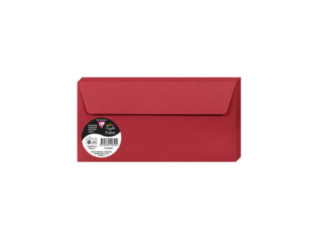 Pollen by Clairefontaine Enveloppes DL, rouge groseille