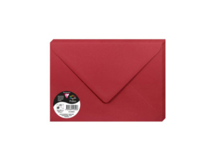 Pollen by Clairefontaine Enveloppes C5, rouge groseille