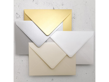 Pollen by Clairefontaine Enveloppes C5, blanc irisé