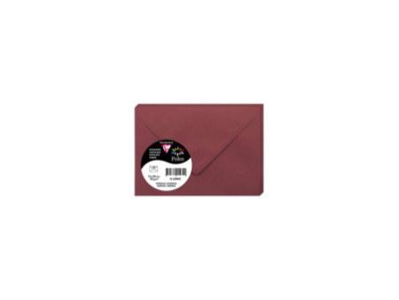 Pollen by Clairefontaine Enveloppes 75 x 100 mm, bordeaux