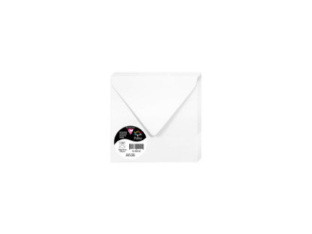 Pollen by Clairefontaine Enveloppes 120 x 120 mm, blanc