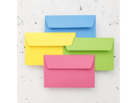 Pollen by Clairefontaine Enveloppes 90 x 140 mm, fuchsia