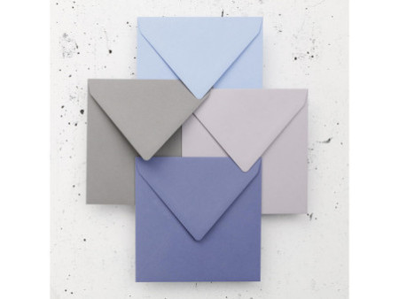 Pollen by Clairefontaine Enveloppes 140 mm, bleu lavande