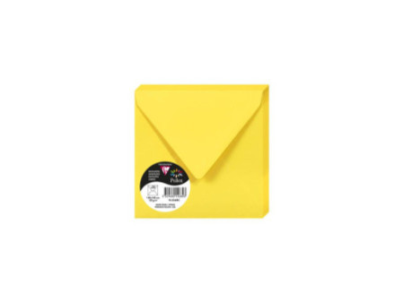 Pollen by Clairefontaine Enveloppes 140 mm, jaune soleil