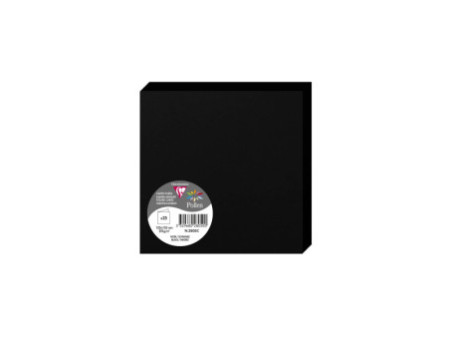 Pollen by Clairefontaine Carte double 135 mm, noir
