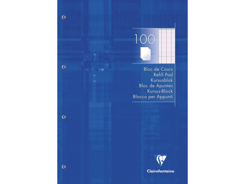 Clairefontaine Bloc de cours, A4, séyès, 200 pages