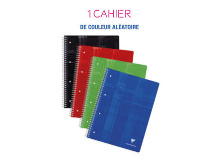 Clairefontaine Cahier spiralé, A4, ligné, 160 pages