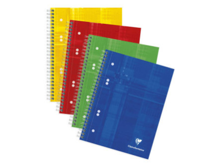 Clairefontaine Cahier spiralé, A5, quadrillé 5x5, 160 pages