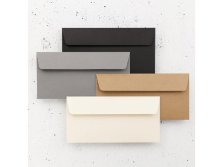 Pollen by Clairefontaine Enveloppes DL, noir
