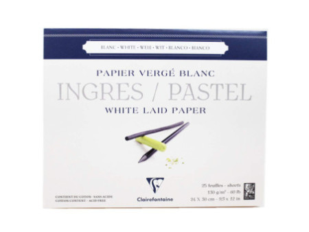 Clairefontaine Bloc papier dessin 'INGRES', 130 g/m2
