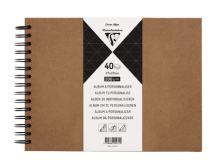 Pollen by Clairefontaine Carnet kraft 270 x 200 mm
