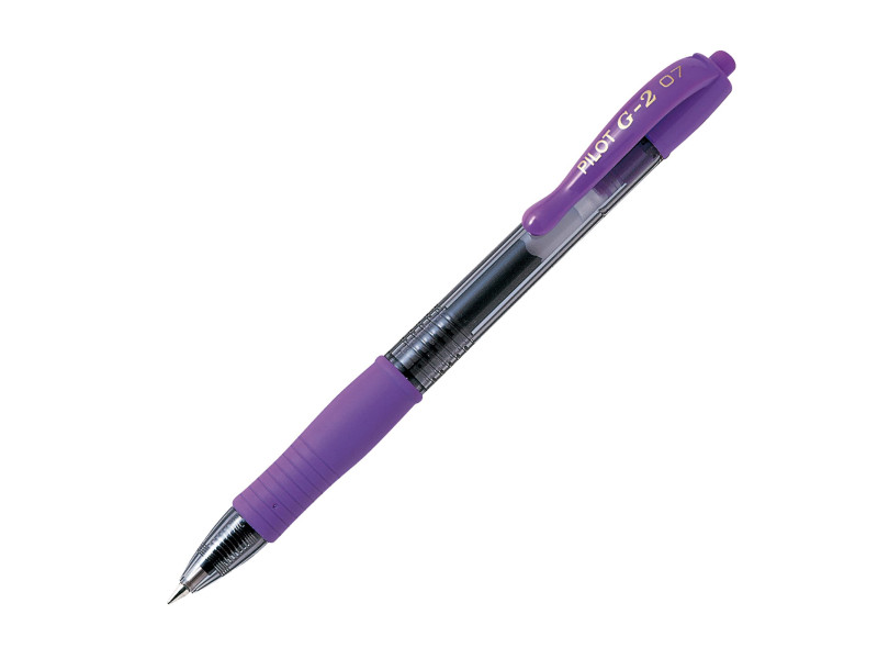 PILOT Stylo roller à encre gel G2 07, violet