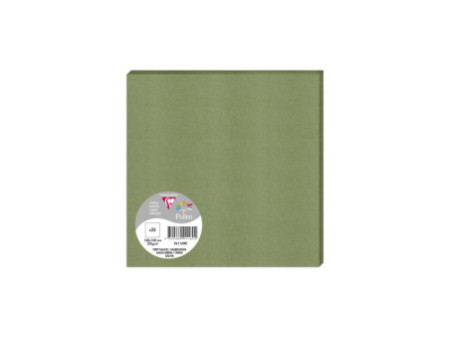 Pollen by Clairefontaine Carte 160 x 160 mm, vert sauge