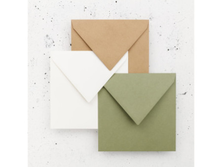 Pollen by Clairefontaine Enveloppes 165 mm, vert sauge