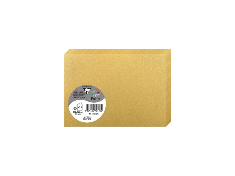 Pollen by Clairefontaine Carte double C6, or