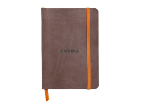 RHODIA Carnet souple RHODIARAMA, A6, ligné, chocolat