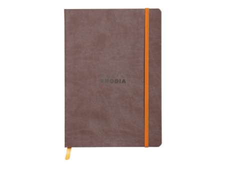 RHODIA Carnet souple RHODIARAMA, A5, ligné, chocolat