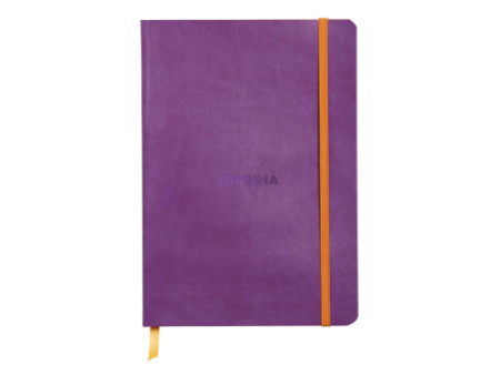 RHODIA Carnet souple RHODIARAMA, A5, ligné, violet