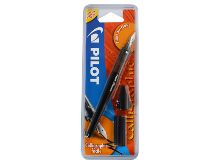 PILOT Stylo plume de calligraphie Plumix moyen, corps noir