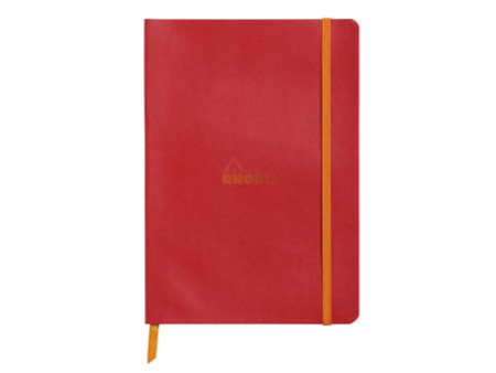 RHODIA Carnet souple RHODIARAMA, A5, ligné, coquelicot