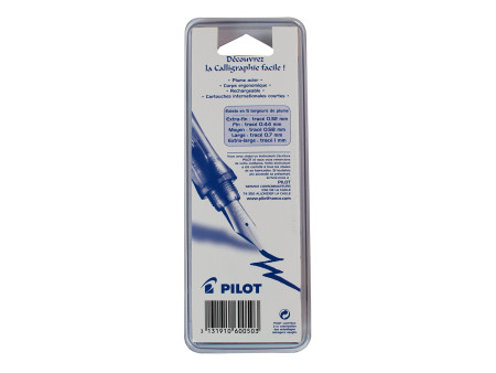 PILOT Stylo plume de calligraphie Plumix large, corps noir