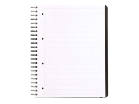 RHODIA Cahier à spirale 'Pro Book', A4+, ligné, noir