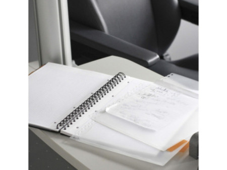 RHODIA Cahier à spirale 'Pro Book', A4+, ligné, noir