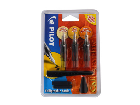 PILOT Stylo plume de calligraphie Plumix, kit de 3