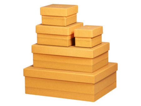 RHODIA Set de boîtes cadeau, orange, 5 pièces