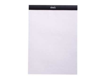 RHODIA Bloc-notes agrafé 'dotPad', A4, pointillé, noir