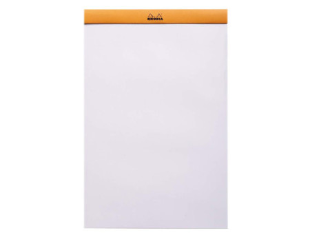 RHODIA Bloc agrafé No. 19, format A4+, uni, orange