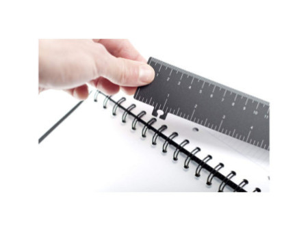 RHODIA Cahier EXABOOK rechargeable, A4+, quadrillé 5x5, noir