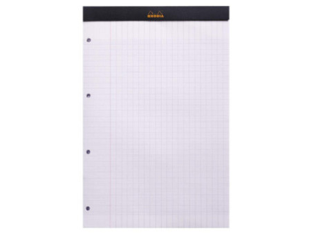 RHODIA Bloc agrafé No. 20, format A4+, séyès, lot de 3