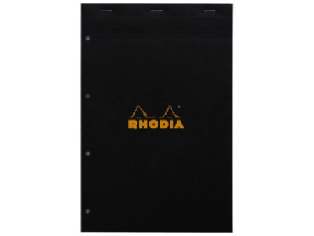 RHODIA Bloc agrafé No. 20, format A4+, quadrillé, lot de 3