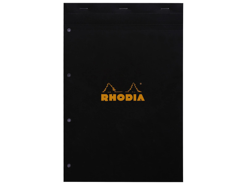 RHODIA Bloc agrafé No. 20, format A4+, quadrillé, lot de 3