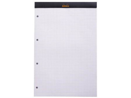 RHODIA Bloc agrafé No. 20, format A4+, quadrillé, lot de 3