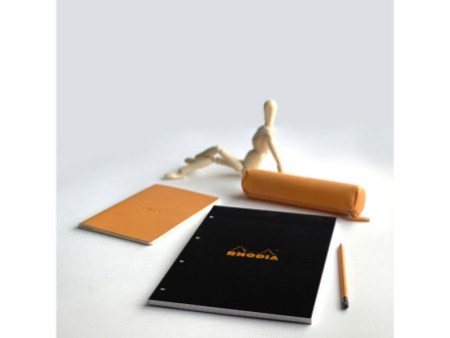 RHODIA Bloc agrafé No. 20, format A4+, quadrillé, lot de 3