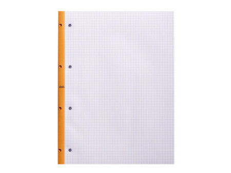 RHODIA Bloc de cours, format A4, quadrillé, orange, lot de 3