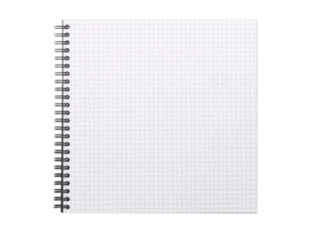RHODIA Bloc spiralé Reverse Book, 210 x 210 mm, noir