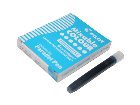 PILOT Cartouche d'encre pour stylo Parallel Pen, turquoise